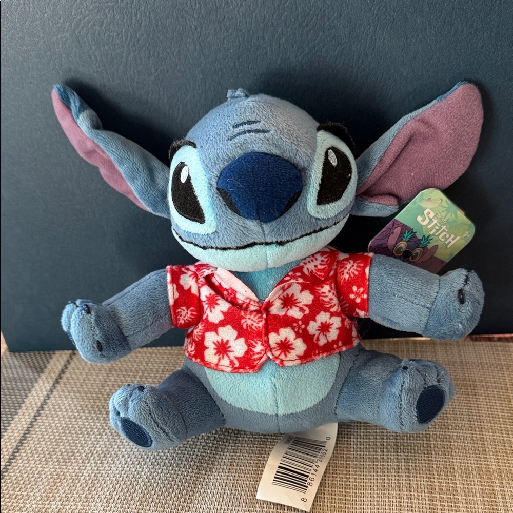 Disney Lilo & Stitch Bean Plush Hawaiian Stitch, Stuffed Animal